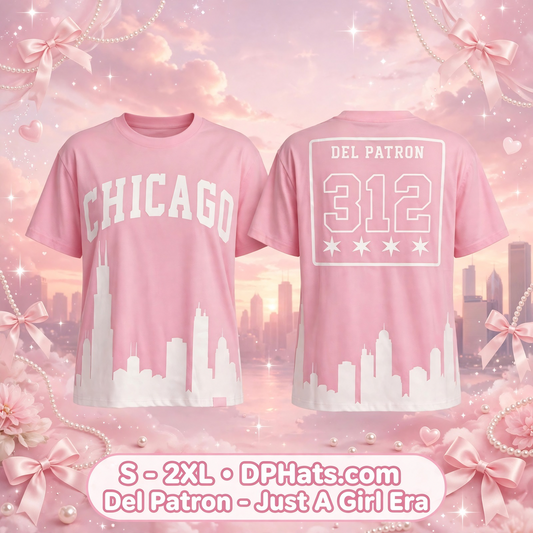 Chicago Skyline Pink